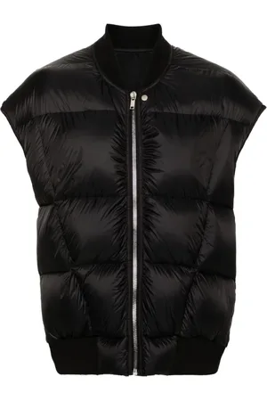 Rick Owens Kurtki, Mężczyzna, Czarny, S, Luxor Flight Gilet