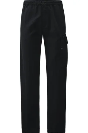 C.P. Company Spodnie, Mężczyzna, Czarny, M, Cargo Spodnie Loose Czarne