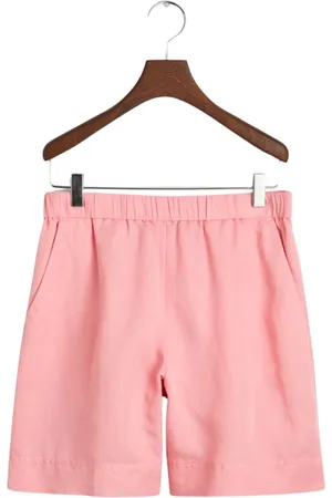 GANT Szorty, Kobieta, Różowy, S, Len, Geranium Szorty z Lnu