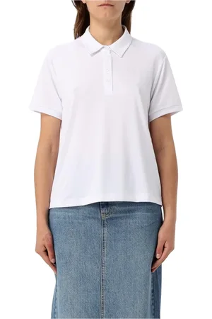 Blauer Koszulki, Kobieta, Biały, XS, Biała Koszulka Polo Krótki Rękaw