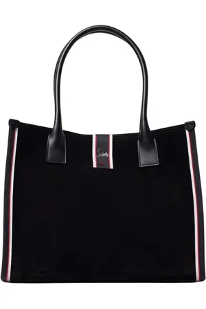 Christian Louboutin Torebki, Mężczyzna, Czarny, ONE SIZE, Luksusowa skórzana torba z detalami ćwieków