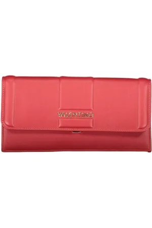 Valentino by Mario Valentino Akcesoria, Kobieta, Czerwony, ONE SIZE, Len, Czerwona Pikowana Torebka Element wyróżniający