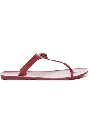 Kurt Geiger Buty, Kobieta, Fioletowy, 38 EU, Fioletowe Sandały z Paskiem T-Bar