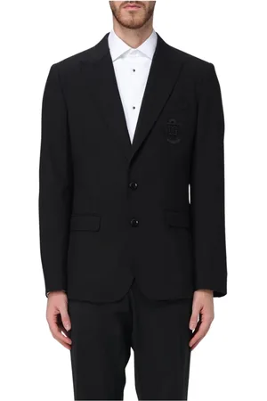 Dolce & Gabbana Garnitury, Mężczyzna, Czarny, M, Klasyczny Czarny Blezer dla Mężczyzn
