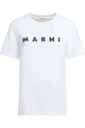 Marni Koszulki, Kobieta, Biały, 3XS, Biała koszulka i Polo