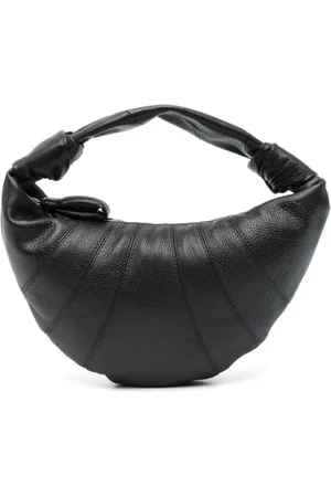 LEMAIRE Torebki, Kobieta, Czarny, ONE SIZE, Czarna Mini Fortune Croissant Torba