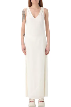 Calvin Klein Sukienki, Kobieta, Biały, XS, Biała Sukienka Midi Elegancki Styl