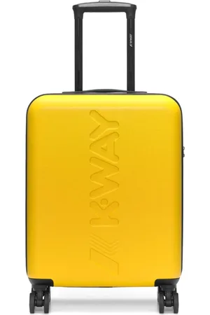 K-Way Walizki, Kobieta, Żółty, ONE SIZE, Poliester, Podróżny Wózek Cabin Trolley z 360° Kołami