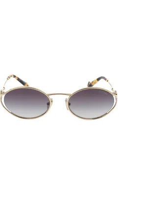 Miu Miu Akcesoria, unisex, Żółty, ONE SIZE, Stylowe okulary przeciwsłoneczne dla miłośników mody