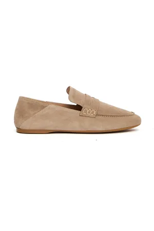 Guglielmo Rotta Buty, Kobieta, Beżowy, 40 EU, Zamsz, Beżowy Loafer z zamszu 5540