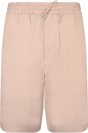 Emporio Armani Szorty, Mężczyzna, Beżowy, M, Beżowe Szorty Bermuda z Elastycznym Pasem