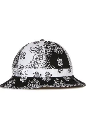 New Era Akcesoria, Mężczyzna, Czarny, M, Paisley Explorer Kapelusz Wiadro Czarny