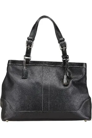 Coach Pre-owned, Kobieta, Czarny, ONE SIZE, Pre-owned Skórzane torebki