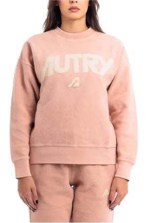 Autry Bluzy, Kobieta, Różowy, S, Bluza Crewneck