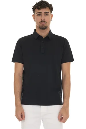 Peuterey Koszulki, Mężczyzna, Niebieski, 2XL, Bawełna, Polo z krótkim rękawem z logo