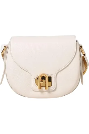 Furla Torebki, Kobieta, Biały, ONE SIZE, Żółta Kremowa Torba na Ramię