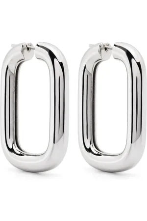 Jil Sander Akcesoria, Kobieta, Szary, ONE SIZE, Srebrne Kolczyki Stylowa Biżuteria Modowa
