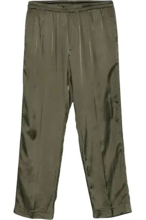 DRIES VAN NOTEN Spodnie, Mężczyzna, Zielony, XS, Pebble Khaki Spodnie