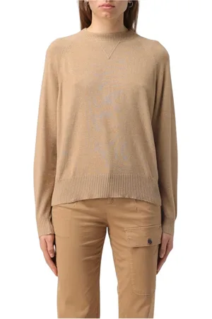 Woolrich Swetry, Kobieta, brązowy, L, Różowy Sweter z wełny merynosa