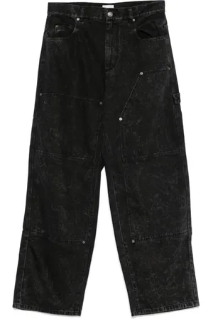 Isabel Marant Jeansy, Mężczyzna, Czarny, W33, Czarne Jeansyy w Klasycznym Stylu