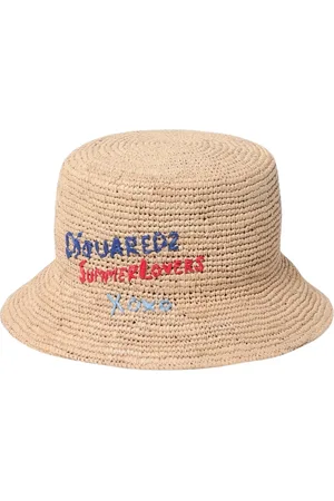Dsquared2 Akcesoria, Kobieta, Beżowy, M, Elegancki Beżowy Minimalistyczny Kapelusz