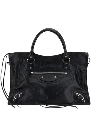 Balenciaga Torebki, Kobieta, Czarny, ONE SIZE, Len, City Lambskin Torba Elegancka Funkcjonalna