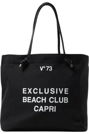 V°73 Torebki, Kobieta, Czarny, ONE SIZE, Elegancka torba plażowa Beach Club