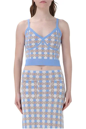 Baum und Pferdgarten Koszulki, Kobieta, Wielobarwność, M, Gingham Top Skirt Set