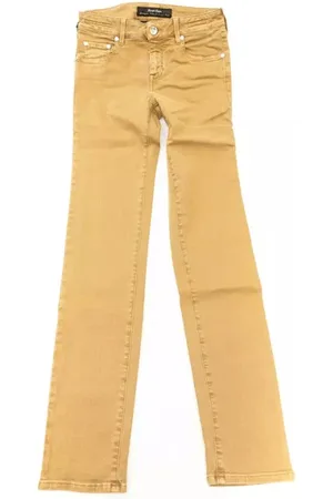 Jacob Cohen Jeansy, Kobieta, Żółty, W27, Beżowe Damskie Jeansyy Vintage