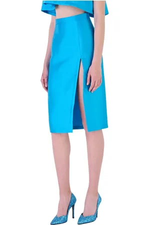 Silvian Heach Spódnice, Kobieta, Niebieski, L, Midi Skirts