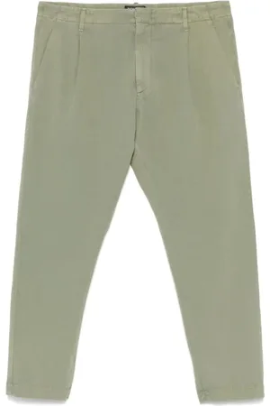 Dondup Spodnie, Mężczyzna, Zielony, W36, Zielone Stylowe Spodnie
