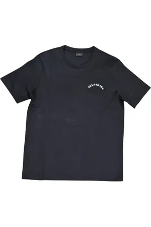 Paul & Shark Koszulki, Mężczyzna, Czarny, M, Czarna Koszulka z Logo - Styl Sygnatury