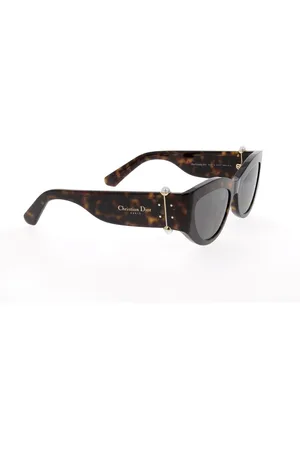 Dior Akcesoria, unisex, brązowy, ONE SIZE, Stylowe okulary przeciwsłoneczne z unikalnym wzornictwem