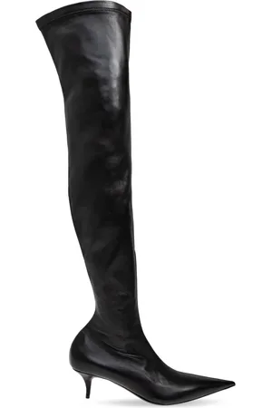 Balenciaga Buty, Kobieta, Czarny, 39 EU, Kozaki na obcasie