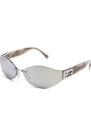 Fendi Akcesoria, Kobieta, Szary, ONE SIZE, Fe 40159U 16C Okulary