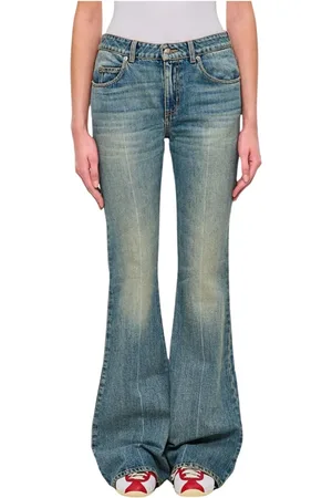 Alexander McQueen Jeansy, Kobieta, Niebieski, W28, Stylowe Niebieskie Bootcut Jeansyy Damskie