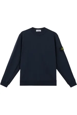 Stone Island Bluzy, Mężczyzna, Niebieski, 2XL, Stary Sweter Polarowy Niebieski