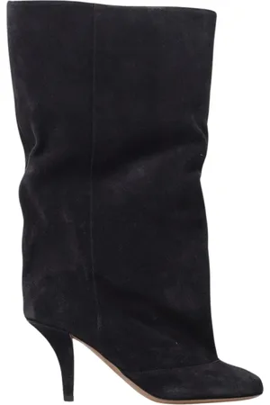 PARIS TEXAS Buty, Kobieta, Czarny, 36 EU, Zamsz, Eleganckie Zamszowe Średni Obcas Buty