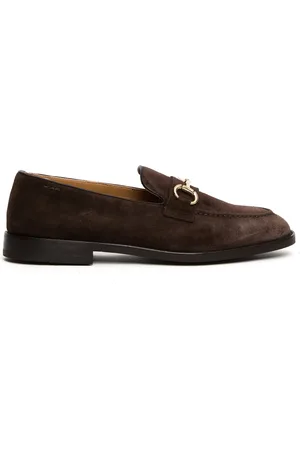 Alexander Hotto Buty, Mężczyzna, brązowy, 43 EU, Zamsz, Brązowy mokasyn zamszowy but