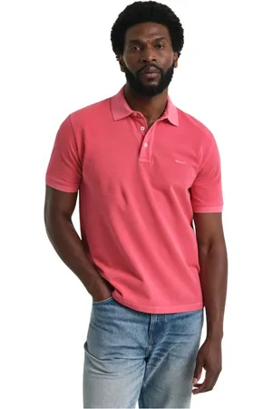 GANT Koszulki, Mężczyzna, Czerwony, 4XL, Bawełna, Polo z bawełnianego piku