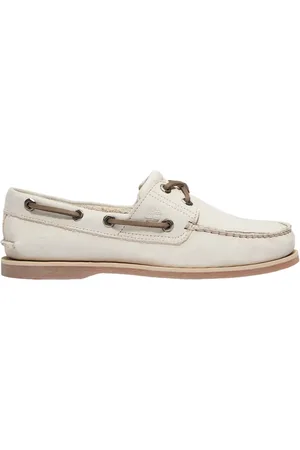 Timberland Buty, Mężczyzna, Biały, 42 EU, Klasyczny Mokasyn z Nubuku w Kolorze Latte