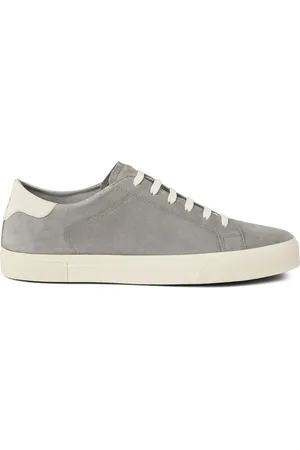 Brunello Cucinelli Buty, Mężczyzna, Szary, 44 EU, Szara Trampka z Logotypem