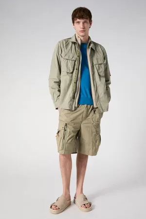 Parajumpers Kurtki, Mężczyzna, Zielony, M, Millard Surchemise Srebrny