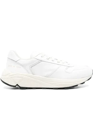 COMMON PROJECTS Buty, Mężczyzna, Biały, 45 EU, Białe Buty na Sznurowadła Płaska Podeszwa