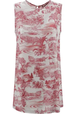 Max Mara Koszulki, Kobieta, Czerwony, S, Sleeveless Top