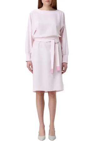 Emporio Armani Sukienki, Kobieta, Różowy, 2XS, Elegancka Czarna Sukienka Damska