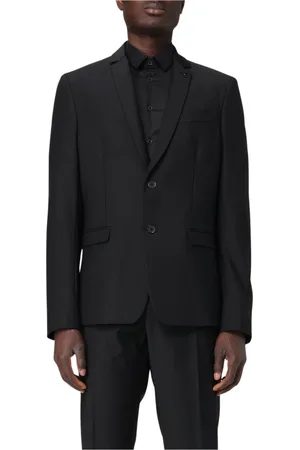 Patrizia Pepe Kurtki, Mężczyzna, Czarny, S, Elegancki Blezer Slim Fit