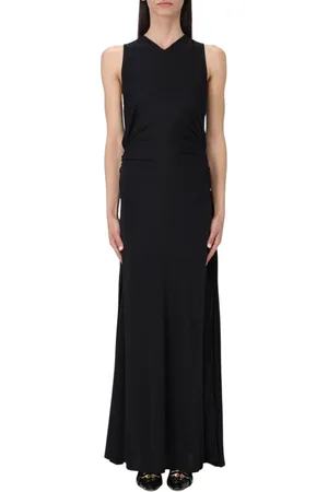 Bottega Veneta Sukienki, Kobieta, Czarny, XS, Elegancka Czarna Sukienka Maxi