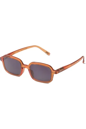 Izipizi Akcesoria, unisex, Pomarańczowy, ONE SIZE, Retro Oversized Pomarańczowe Okulary przeciwsłoneczne