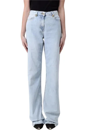 Elisabetta Franchi Jeansy, Kobieta, Niebieski, W30, Denim, Jasne Jeansyy